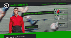 Desktop Screenshot of hobbyfussball.de